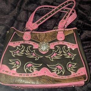 Western style carry purse